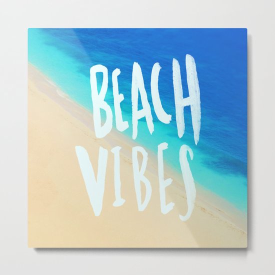 Beach Vibes x Hawaii Metal Print