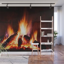 Fireplace Wall Murals For Any Decor Style Society6