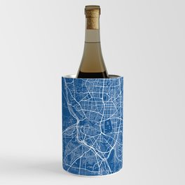 Madrid City Map of Spain - Blueprint Wine Chiller
