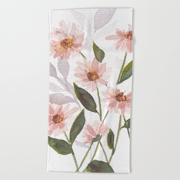 Abigail's Zinnia's Beach Towel