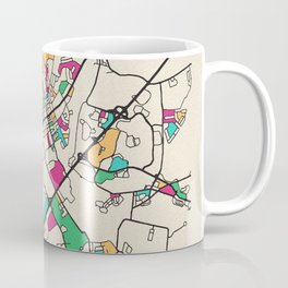Colorful City Maps: Princeton, New Jersey Mug