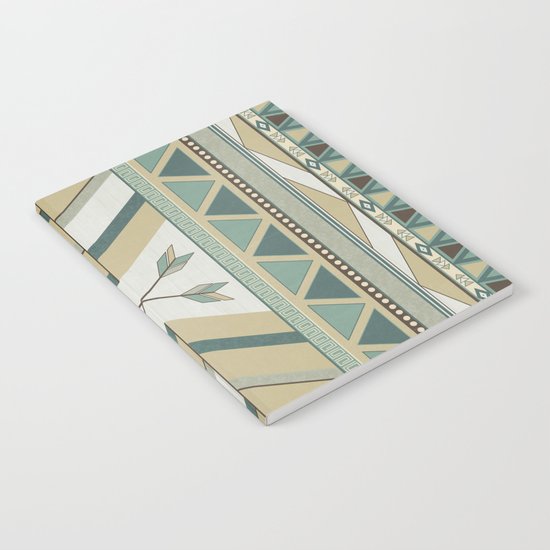 Aztec Pattern Arrows Notebook