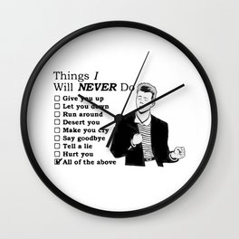 all of the above Wall Clock