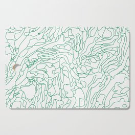Green organic line Cutting Board