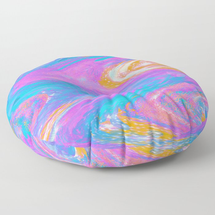 Color Wave Floor Pillow