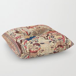 Heriz Azerbaijan Northwest Persian Silk Animal Rug Print Floor Pillow