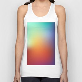 color gradient rainbow colors - abstract background Tank Top