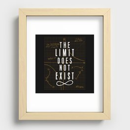 The Limit Does Not Exist Recessed Framed Print