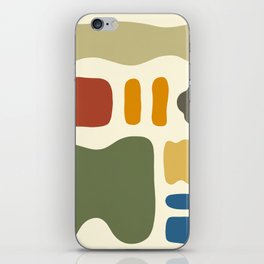 Abstract shapes colorblock collection 3 iPhone Skin