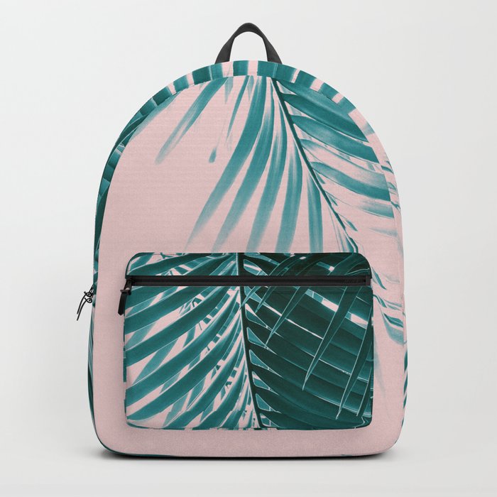 Palm Leaves Summer Vibes #1 #tropical #decor #art #society6 Backpack