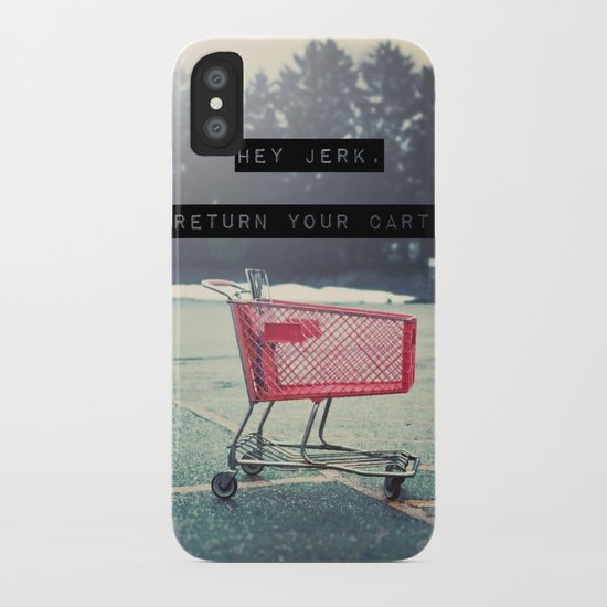 Grocery Cart Rage iPhone Case