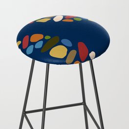 Color stones path collection 1 Bar Stool