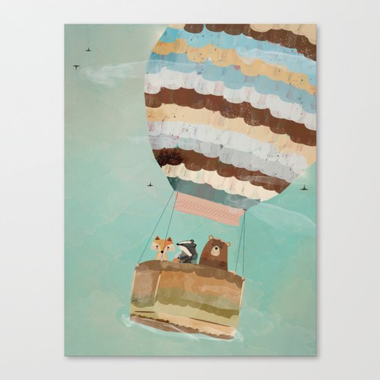 a little wondrous adventure Canvas Print