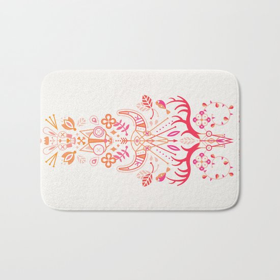 La Vie & La Mort – Pink & Orange Ombré Bath Mat
