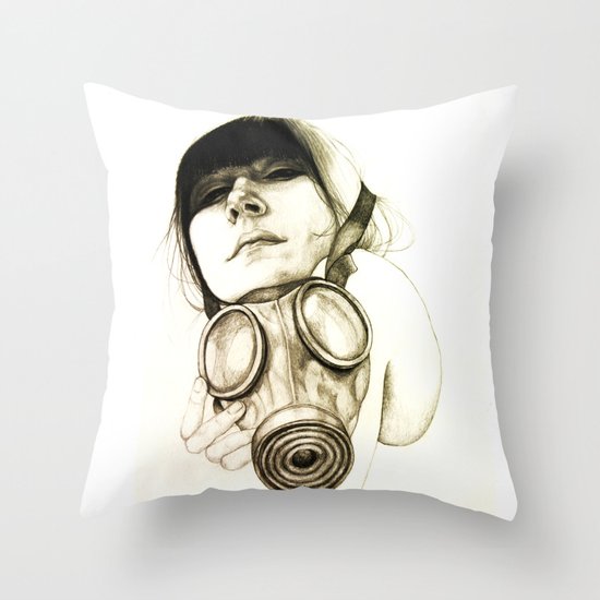 MASK Throw Pillow