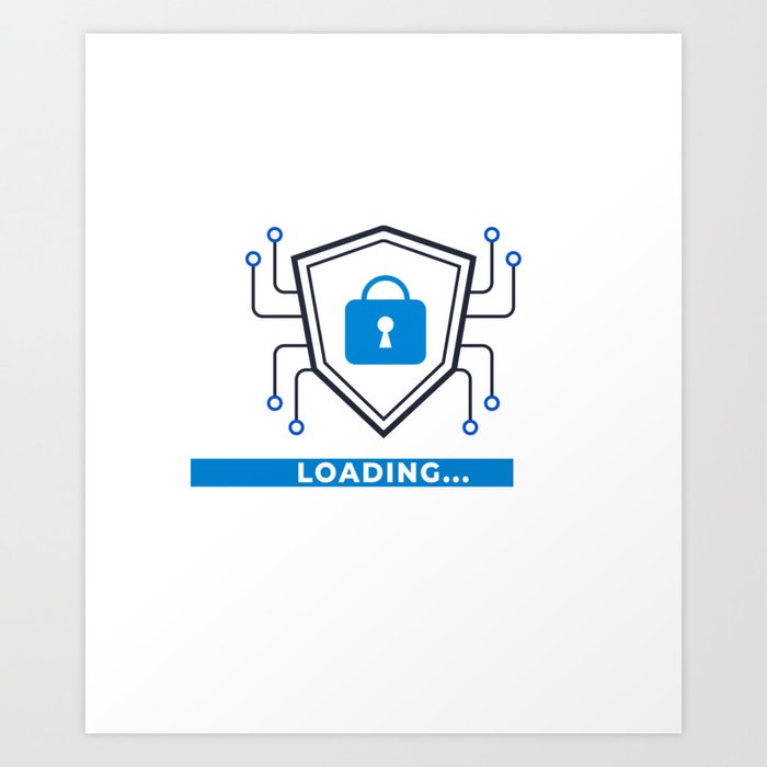 Cyber Security Analyst Engineer Computer Training Art Print