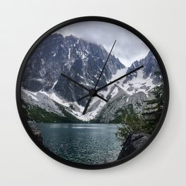 Colchuck Lake Wall Clock | Hikes, Snow, Photo, Digital, Mountain, Colchucklake, Nature, Washington, Mountrainier, Lake 