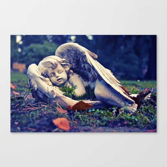 Sleeping angel Canvas Print