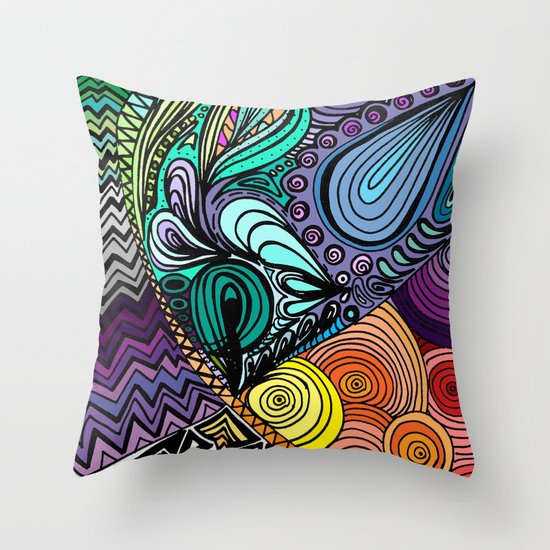 Extrovert Throw Pillow