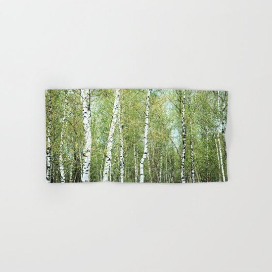 the birch forest III Hand & Bath Towel