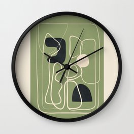 Abstract Flow 10 Wall Clock