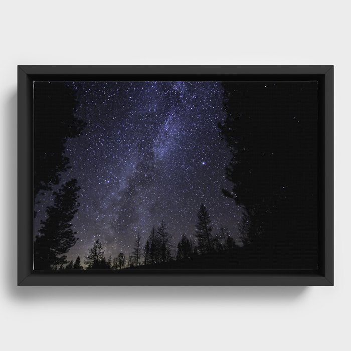 Milky Way Framed Canvas