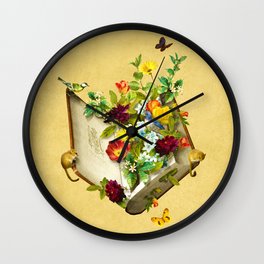 Secret Garden Wall Clock