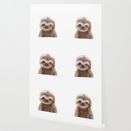 Baby Sloth, Baby Animals Art Print By Synplus Wallpaper