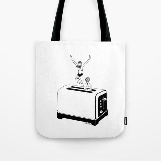 1 Minute Tan Tote Bag
