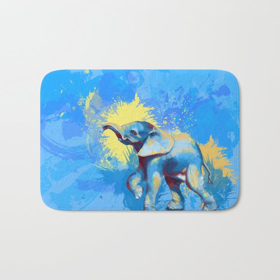 Baby Elephant Bath Mat