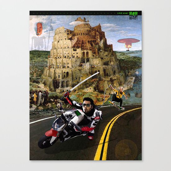 Snow Crash - Neal Stephenson Canvas Print