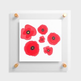 Poppies in Bloom Floating Acrylic Print