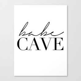 babe cave Canvas Print