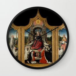 Jehan Bellegambe - The Le Cellier Altarpiece Wall Clock | Old, Frame, Wallart, Metropolitanmuseu, Vintage, Decor, Artprint, Painting, Poster, Illustration 