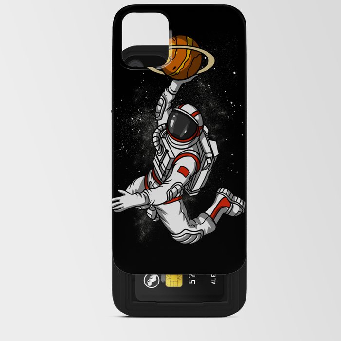 Space Astronaut Basketball Player Iphone Card Case By Nikolay Todorov Society6