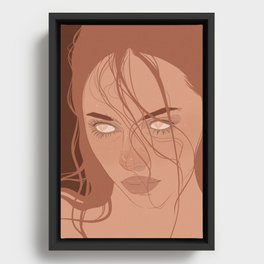 Not So Happy Valentines Framed Canvas