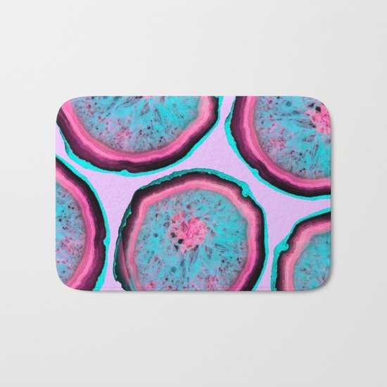 Fluo Agates Bath Mat