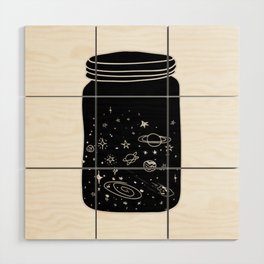 Universe in a Jar Wood Wall Art