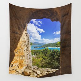 Peace Hill Virgin Islands View Wall Tapestry
