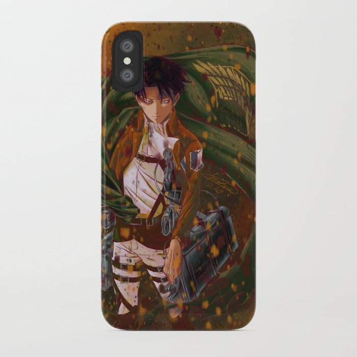 Attack On Titan - Levi Ackerman (Version 5/5) iPhone Case by Animation  Junkie
