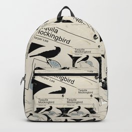 Tequila Mockingbird (Black Ed) Backpack | Speakeasy, Curated, Black and White, Drink, Vintage, Tequila, Barposters, Classics, Mockingbird, Ginlover 