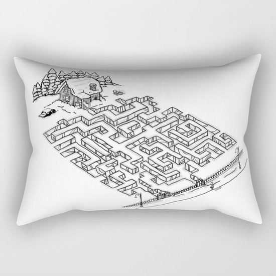 Antisocial Rectangular Pillow