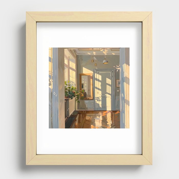 A Glimpse of Morning Recessed Framed Print