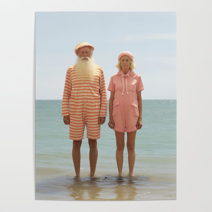 Love By The Seashore Poster