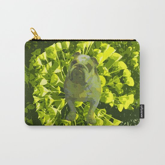 Green Pug Carry-All Pouch