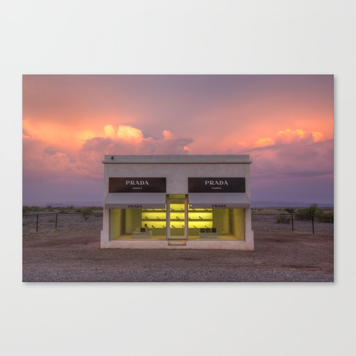 Marfa at sunset Canvas Print