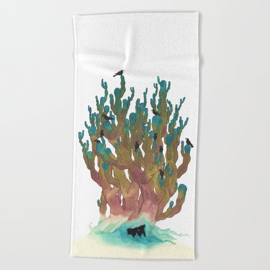 Hiding Out Beach Towel
