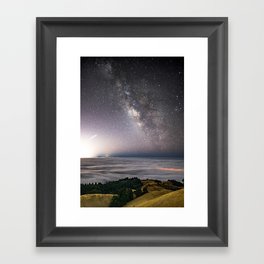 Milky Skies Over San Francisco Framed Art Print