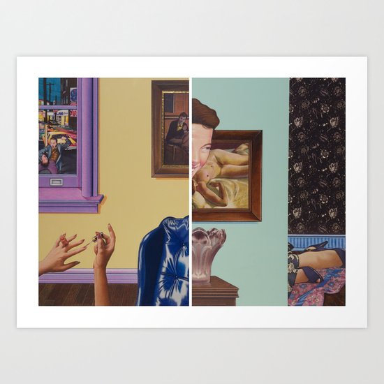 perhaps in another place, or in another time, we could have been friends Art Print