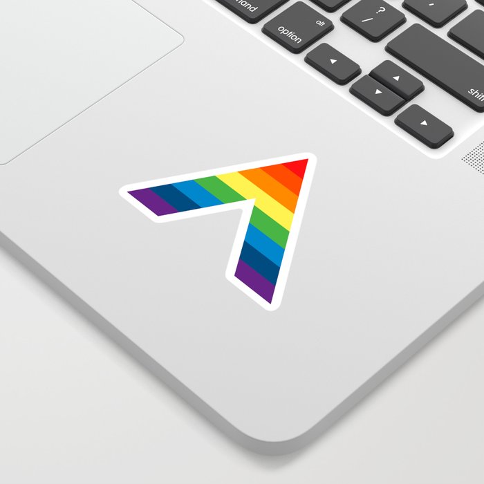 LGBT ALLY Rainbow Gay Pride Flag Sticker